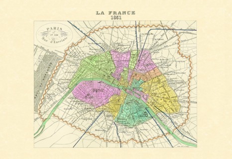 Paris - Capitale de la France 1850