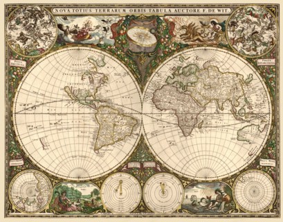 World Map 1660