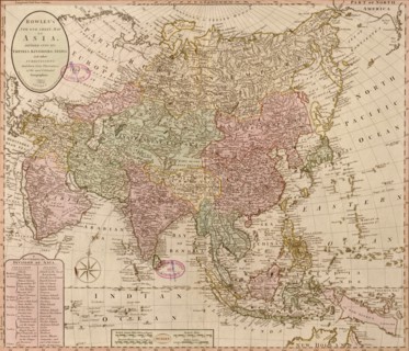 Map of Asia 1791