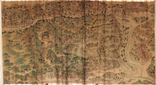 Map of Empire Palace in Rehol. 1750