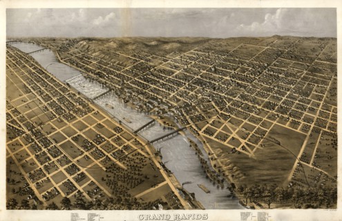 Grand Rapids, Michigan 1868 1868
