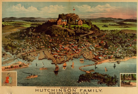 Home of the Hutchinson Family in Lynn, Massachusetts 1881 1881