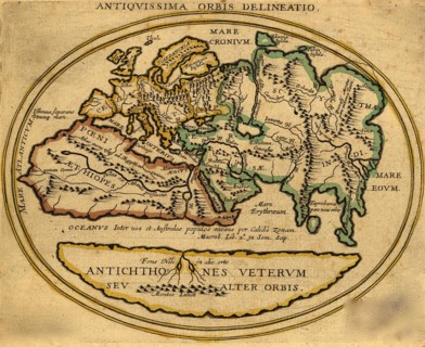 Antique World Map 1905