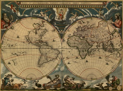 World Map 1664