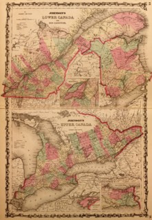 Lower Canada & New Brunswick - 1862