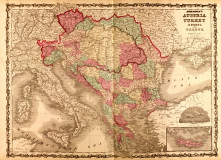 Austria & Turkey In Europe - 1862