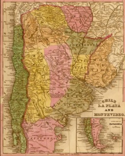 Chile, La Plata & Montevideo - 1844 1844