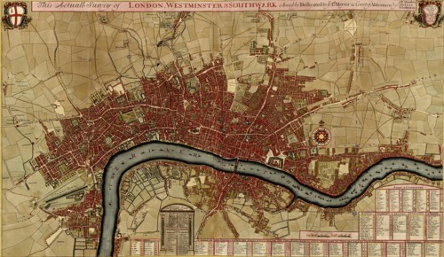 Survey of London, Westminster, and Southwark - 1700 1700