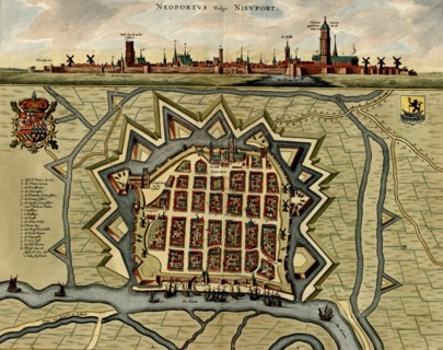 Vauban Defenses on the Narva, Estonia - 1700 1700