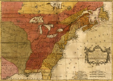 English & French Possessions in North America - 1763 1763