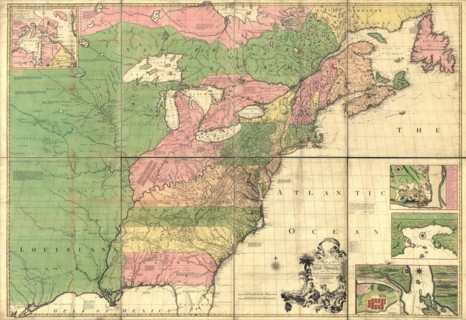 British and French dominions in North America -1755 1755