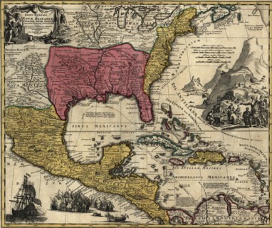Dominions of  New Spain in North America - 1759 1759