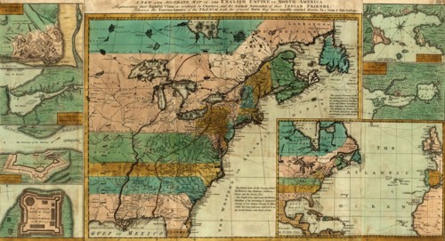 English Claims to North America - 1755 1755