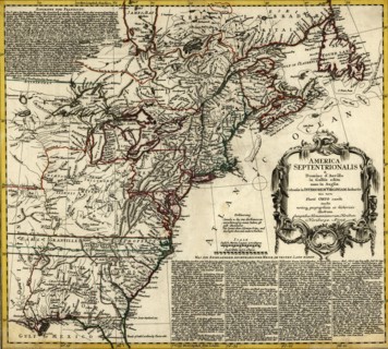 British Colonies in North America 1756
