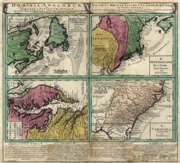 British Doinions in Norther America from New Foundland to Carolina -1770's 1770's