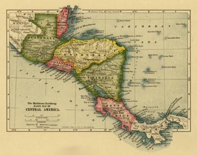 Panama, Costa Rica, Hondouras, Guatamala, Salvador, British Honduras -1902 1902