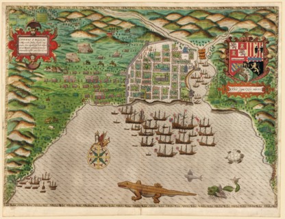 Sir Francis Drakes West Voyage to the West Indies; Santo Domingo - 1589 1589