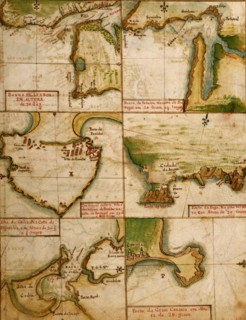Portuguese Ports in Portugal & Spain - 1630 1630