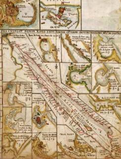 Portuguese Map of the Red Sea & The Middle east - 1630 1630
