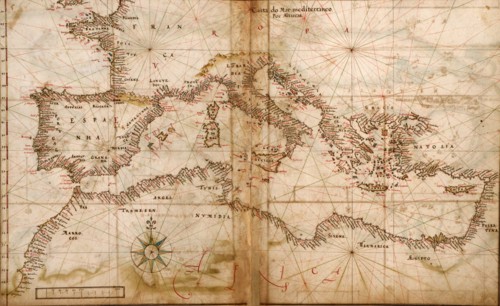 Portuguese maps of the Mediterranean Countries - 1630 1630