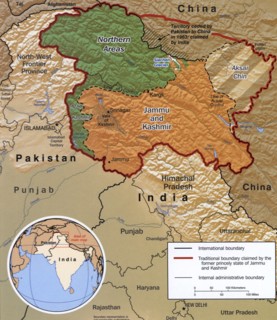Disputed Area of Kashmir - 2002 2002