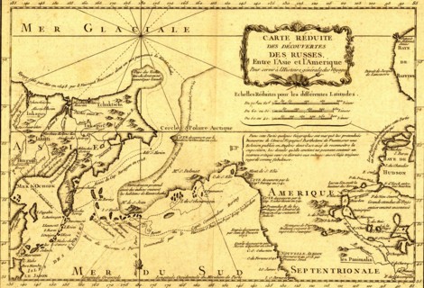 Russia enters the Americas 1747
