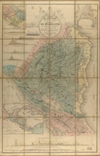 Nicaragua Isthmus Canal - 1855 1855