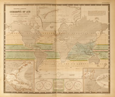 Air Currents of the World 1848