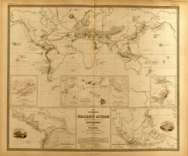 Volcanic Action Across the Globe 1848