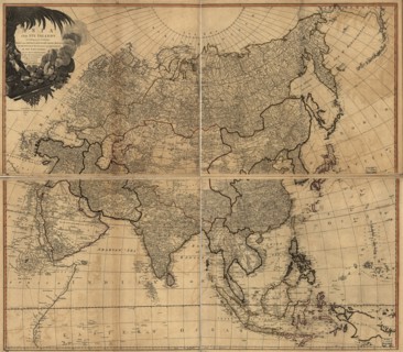 Asia and its islands according to D'Anville. 1799