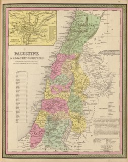 Palestine & Adjacent Countires - 1849