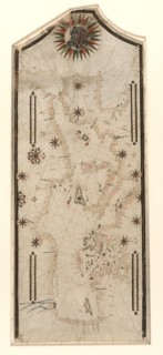 Portolan Chart of the Mediteranean & Connecting Seas - 1580 1580