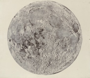 Moon surface with Craters 1965