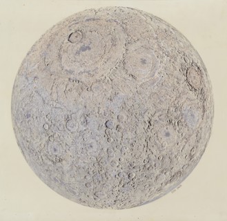 Moon surface with Craters 1965