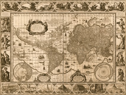 World Map - 1606 1606