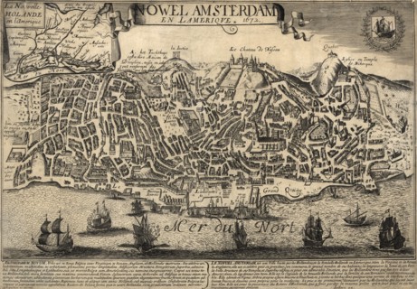 New Amsterdam in the Americas - 1672 1672