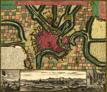 Luxemburg -The fortress and Town - 1730 1730