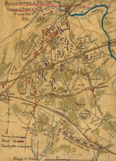Second Battle of Bull Run or Manassas 1863