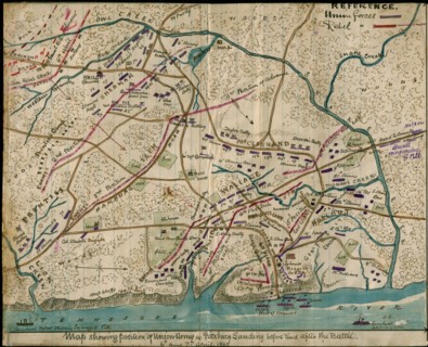 Battlefield for Pittsburg Landing or Shiloh 1862