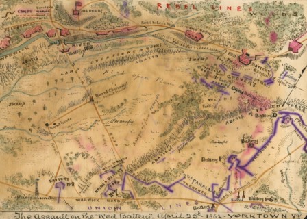 Assault on the "Red Battery," 1862