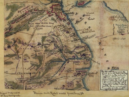 Union and Rebel works Yorktown, Va. 1862