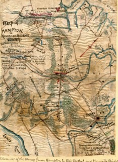 Hampton to Howard's Bridge, Virginia.