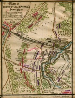 Battle of Savage's Station Va. Fought June 29th 1862. 1862