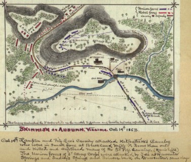 Skirmish at Auburn, Virginia, October. 14th 1863. 1863