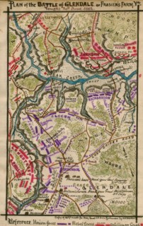 Battle of Glendale or Frasier's Farm Va. Fought 30th June 1862. 1862