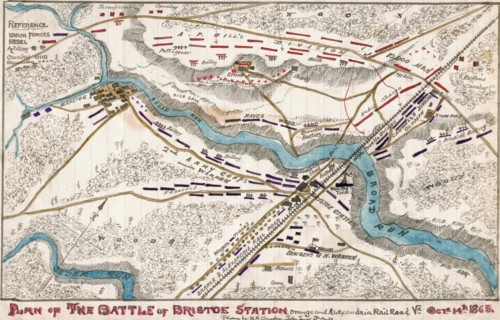 Battle of Bristoe Station, Orange and Alexandria Railroad, Va., October. 14th 1863. 1863