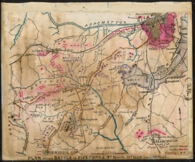 Battle of Five Forks, Va., March 31st 1865 and 1st April. 1865