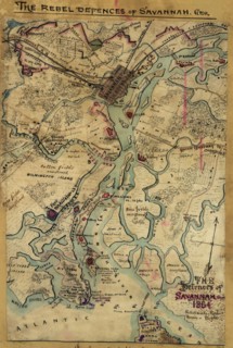 Defenses of Savannah, Georgia, November 1864. 1864
