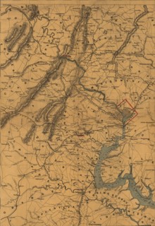 Washington and the seat of war on the Potomac. 1862