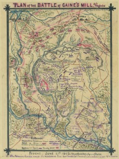 Battle of Gainer's Mill, Virginia fought June 27th, 1862. 1862